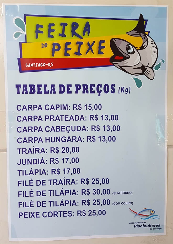 Feira do peixe iniciou hoje e vai até quinta-feira