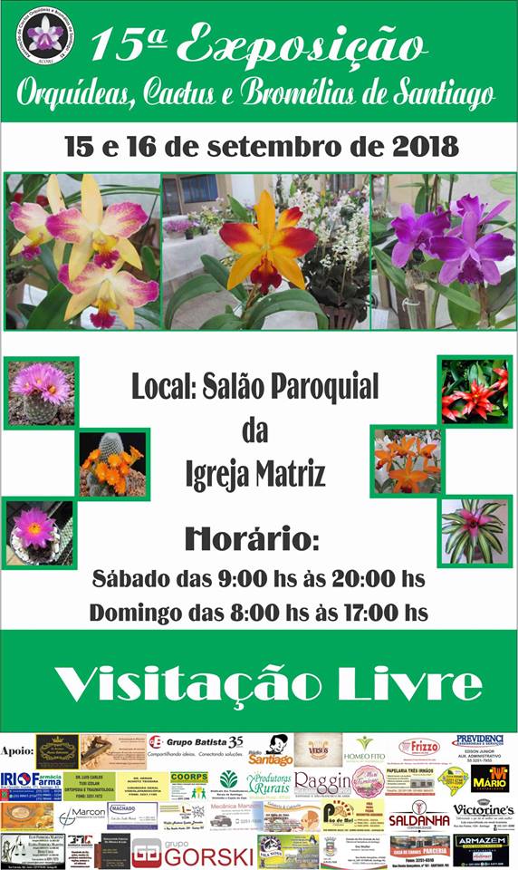 Exposição de Orquídeas em Santiago