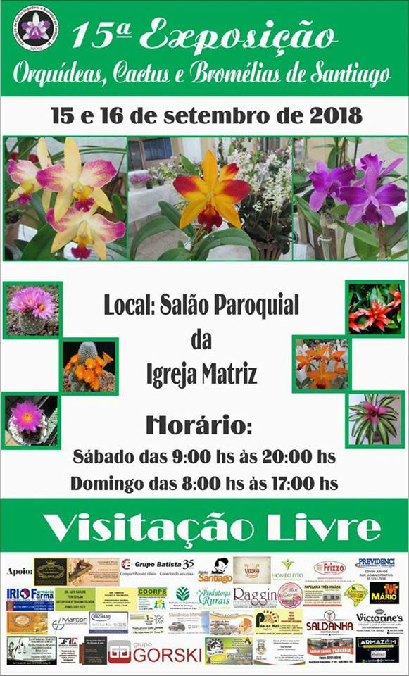 15ª Exposição de Orquídeas, Cactus e Bromélias de Santiago