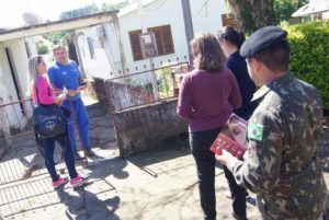 1º Mutirão Contra a Dengue em santiago percorre bairros Itu e São Vicente