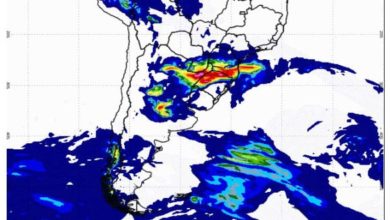 Temporais em Santiago rs