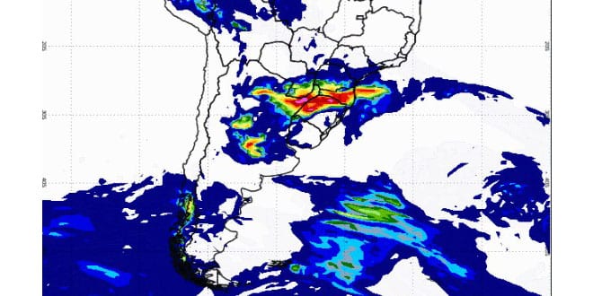 Temporais em Santiago rs