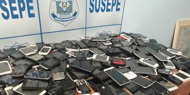 276 celulares apreendidos no presídio de Passo Fundo