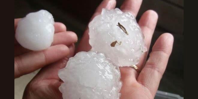 Vídeo: Chuva de granizo atinge cidades da Serra gaúcha causando prejuízos