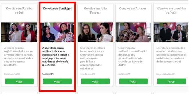 plataforma Conviva de gestão na educação