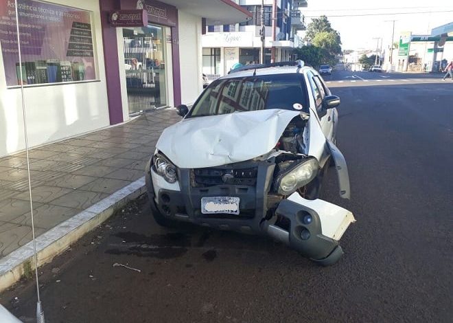 Acidente de trânsito na Bento Gonçalves