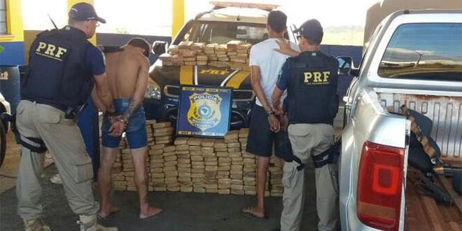 200 kg de maconha apreendidos em Vacaria