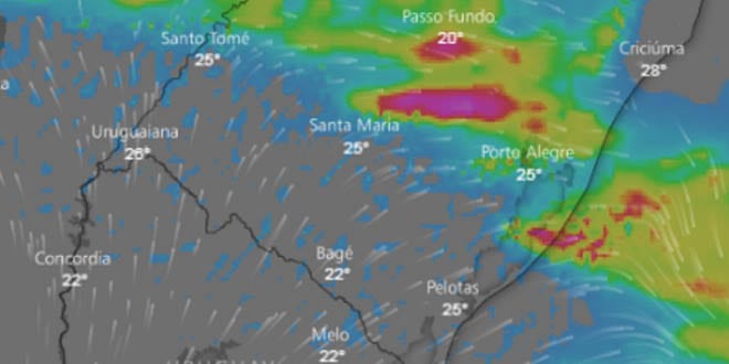 Defesa Civil e INMET Reforçam alerta para Temporais no RS Defesa Civil e INMET Reforçam alerta para Temporais no RS