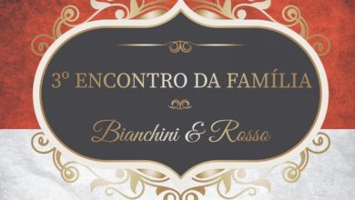 Convite oficial para o 3º Encontro da Família Bianchini & Rosso