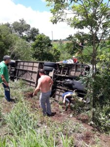 Acidente com Ônibus da São Pedro em Santa Maria