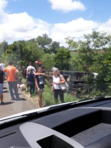 Acidente com Ônibus da São Pedro em Santa Maria