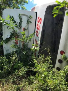 Acidente com Ônibus da São Pedro em Santa Maria