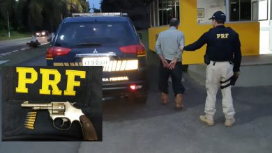 Homem armado e embriagado é preso pela PRF em Santiago 1