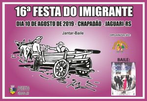 Vem aí a 16ª Festa do Imigrante